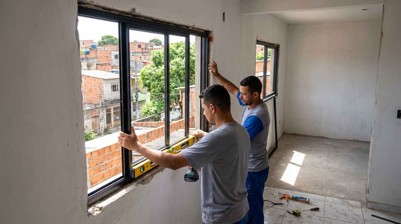 Produção de Portas e Janelas em Salvador‑BA